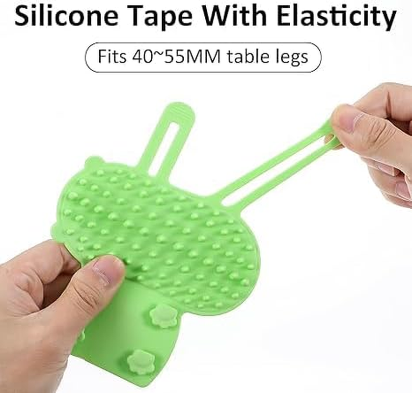 Pet Tickling Artifact 2-In-1 Silicone Cat Brush for Long Hair,Soft Tickling Comb Pet Brush,Adjustable Scratchers for Climbing Frames and Table Legs, Reduces Shedding, Scratching and Itchiness 8 Pcs. image number 2