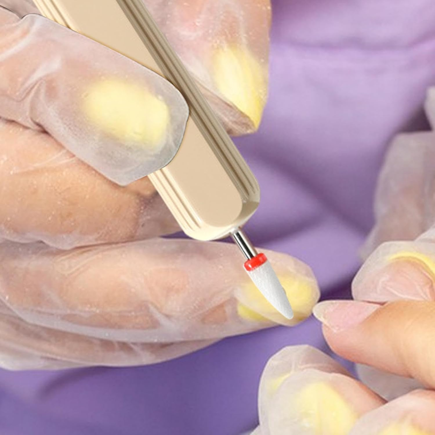 Shurzzesj Electric Nail Drill File Professional | Electric Nail Drill Machine Kit - Compact Portable Design Nail Drill Kit Hand Foot Care Tool for Acrylic, Gel Nails image number 6