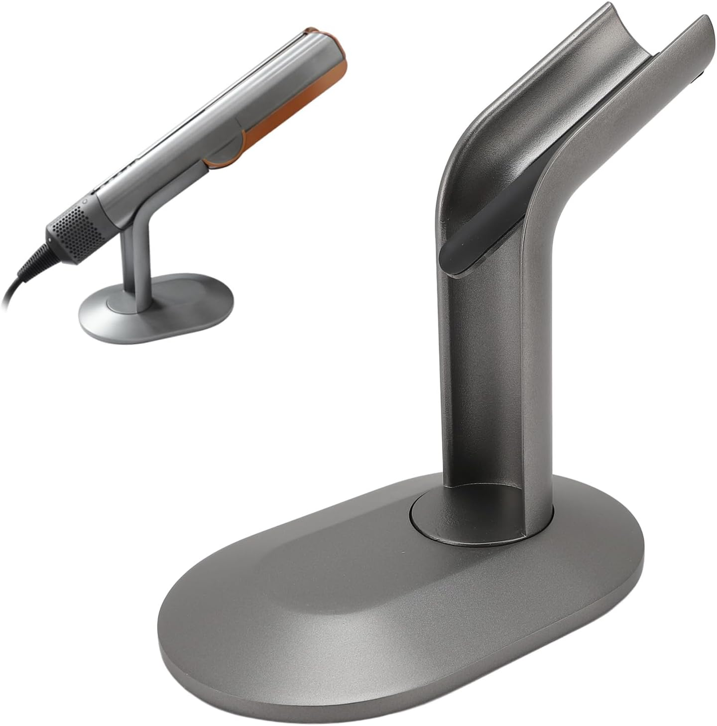 Jectse Hair Straightener & Dryer Stand for Airstrait HT01, Countertop Storage with anti Slip Silicone, Scratch Proof, Metal & Silicone Material