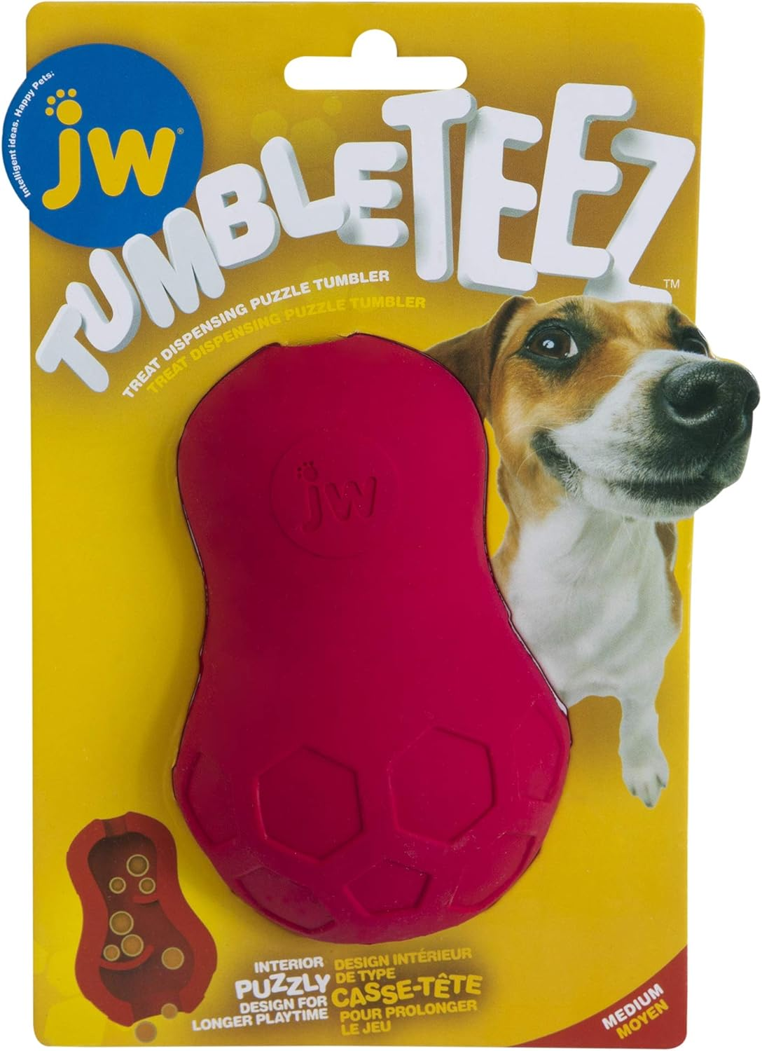 JW Pet Puzzler Dog Toy, Blue, Large image number 3