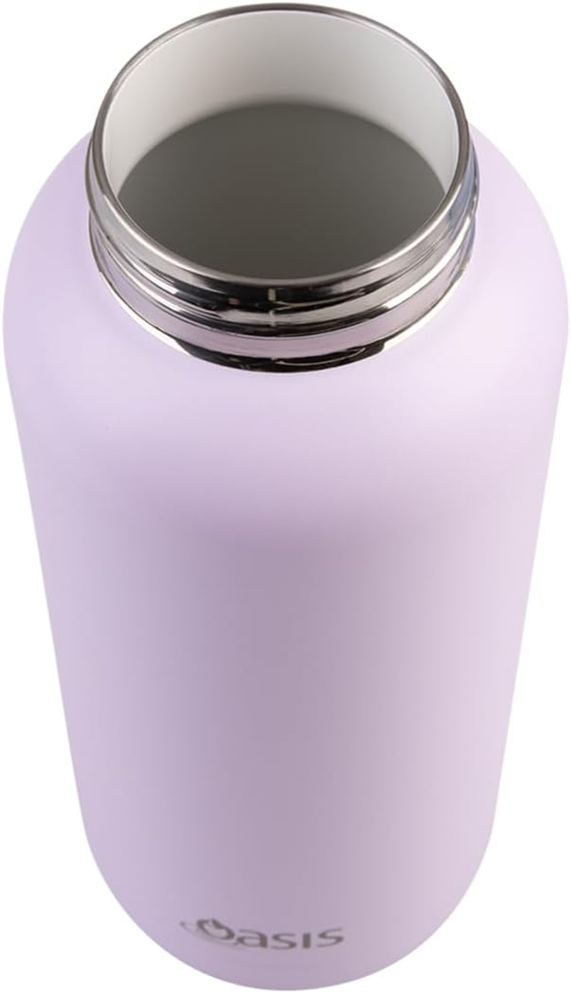 Oasis Ceramic Lined Stainless Steel Triple Wall Insulated 'Moda' Drink Bottle 1L - Orchid image number 2