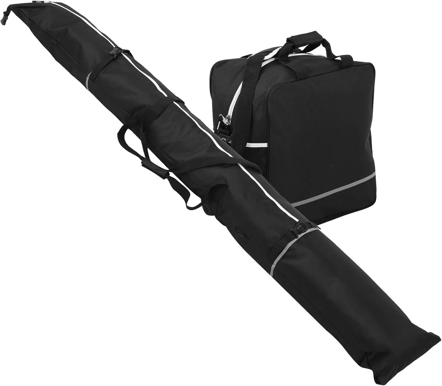 Ski Bag and Ski Boot Bag Combo, 2Pcs Adjustable Waterproof Snowboard and Boot Bag, Skiing Accessories for Men, Women, Adults, and Children image number 3