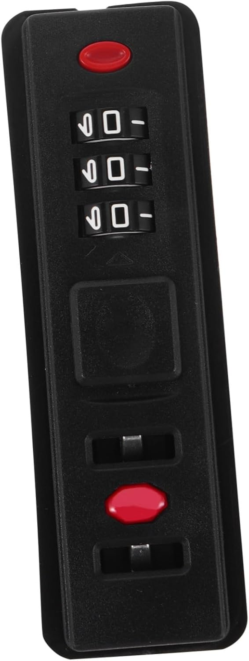 LRXIYODE Heavy Duty Combination Lock for Luggage Suitcases Password Padlock with Resettable Code Secure Travel Lock for Backpacks Business Trips and Family Vacations Sleek Black Design image number 6