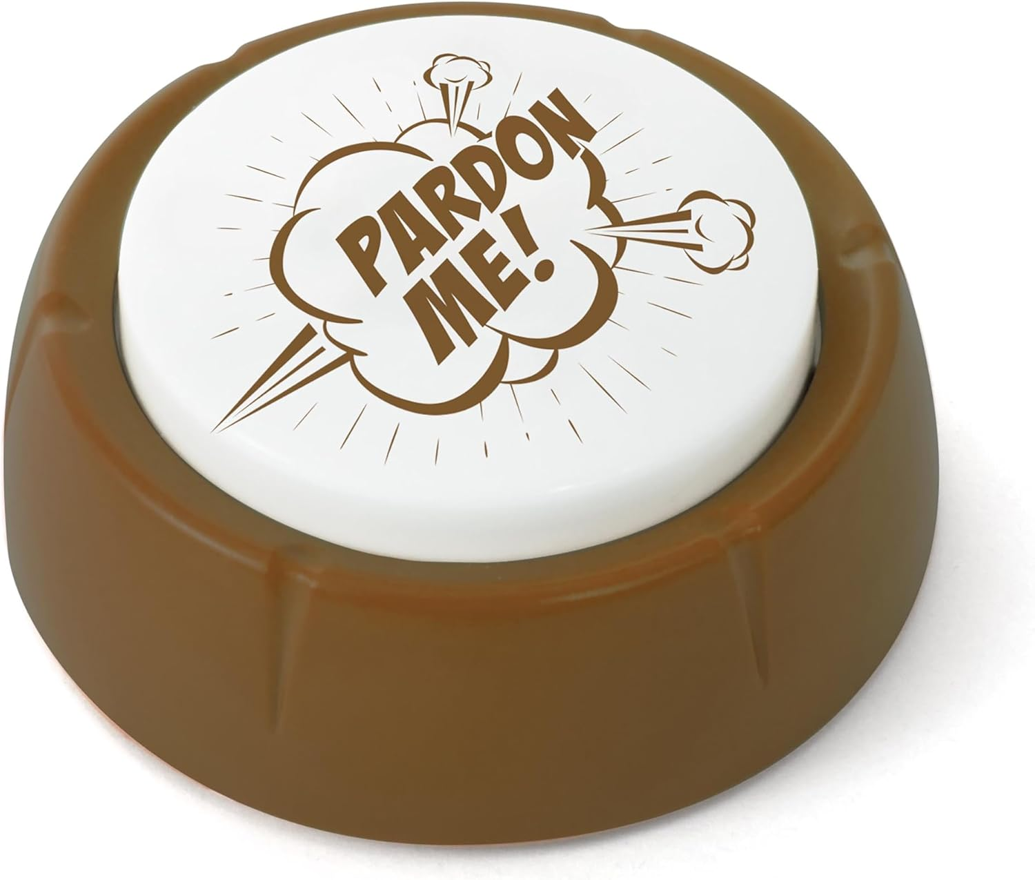 IS Gift the Fart Button, Brown, 17 X 11.5 X 4 Cm image number 1