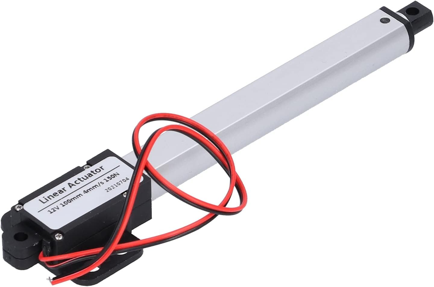 12V Linear Actuator, 100Mm Stroke, Internal Limit Switches for Home Appliances, Automotive Industrial Use (Stroke 100Mm-4Mm/S-150N) image number 1