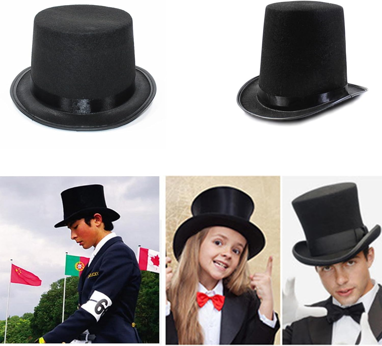 Short Brim White Western Hat for Women Men Western Photo Props for Men Women Unisex