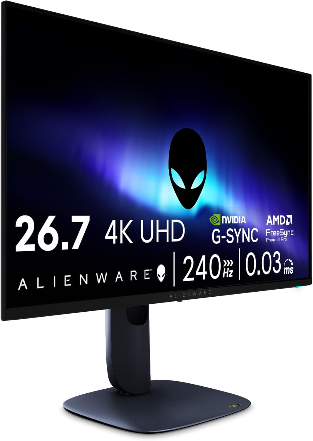 Alienware 27 4K QD-OLED Gaming Monitor AW2725Q - 26.7" 4K UHD QD-OLED 240Hz, NVIDIA G-SYNC Compatible, AMD Freesync Premium Pro image number 2