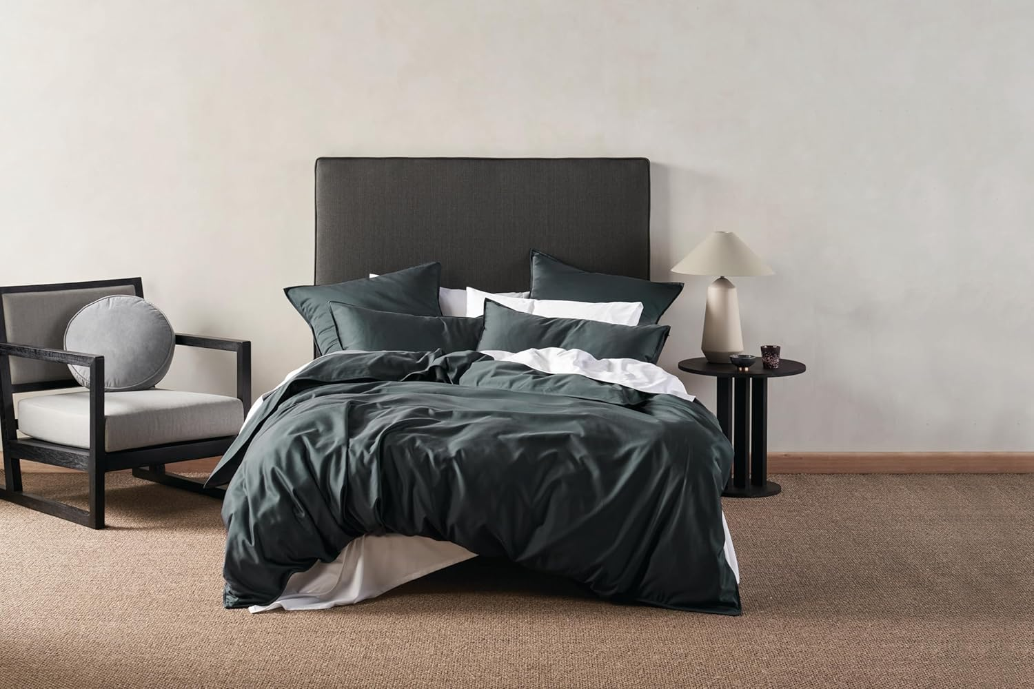 Linen House Haven Quilt Cover Set, White, Queen Bed Size