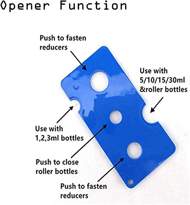 6 Pack 10 Ml Essential Oil Glass Roller Bottles, Cobalt Blue with Stainless Steel Balls (1 Opener, 1 Dropper Included) image number 5