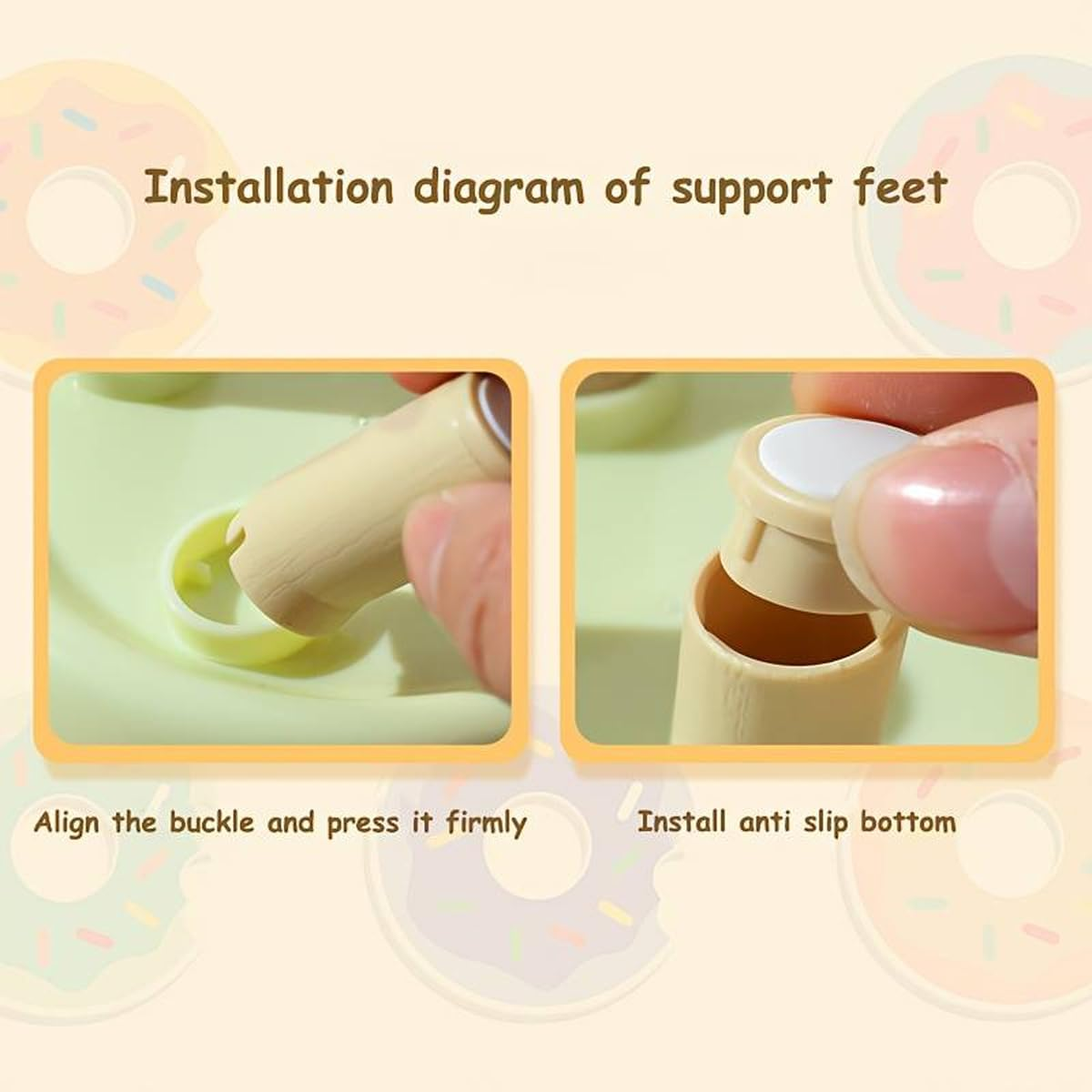 AIMALL Elevated Cat Bowl Donut Design | Anti-Knock High Bowl for Cats & Dogs | Ergonomic Pet Feeding Bowl | Non-Slip Food & Water Basin | Cervical Spine Protection | Sizes: 5.6 X 3.3 Inches - Green image number 6