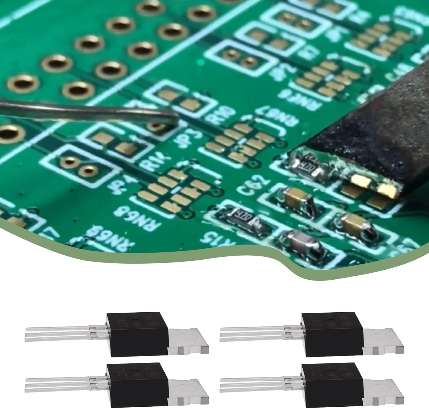 Create Idea 10Pcs MBR20100CT Planar Schottky Rectifier Diode 20A 100V TO-220AB Used in Electronic DIY Projects Amplifiers Solar Panels Charging Circuits Etc image number 1