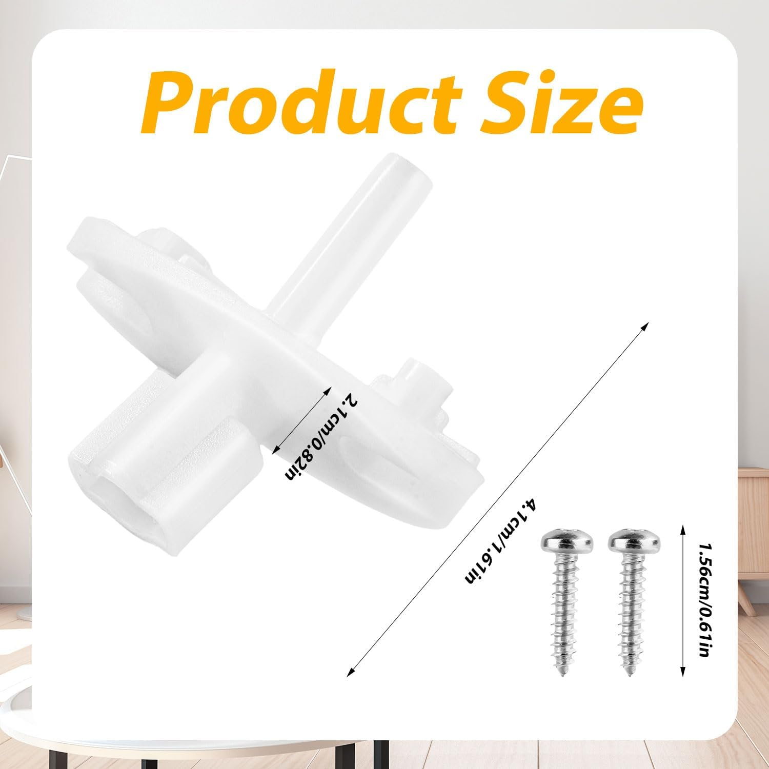 Mobile Connector Replacement for 4Moms Mamaroo, Toy Pole Bar Conversion Attachment Compatible with 4Moms Mamaroo'S Model 1037 Toy Stand Accessories Parts image number 2