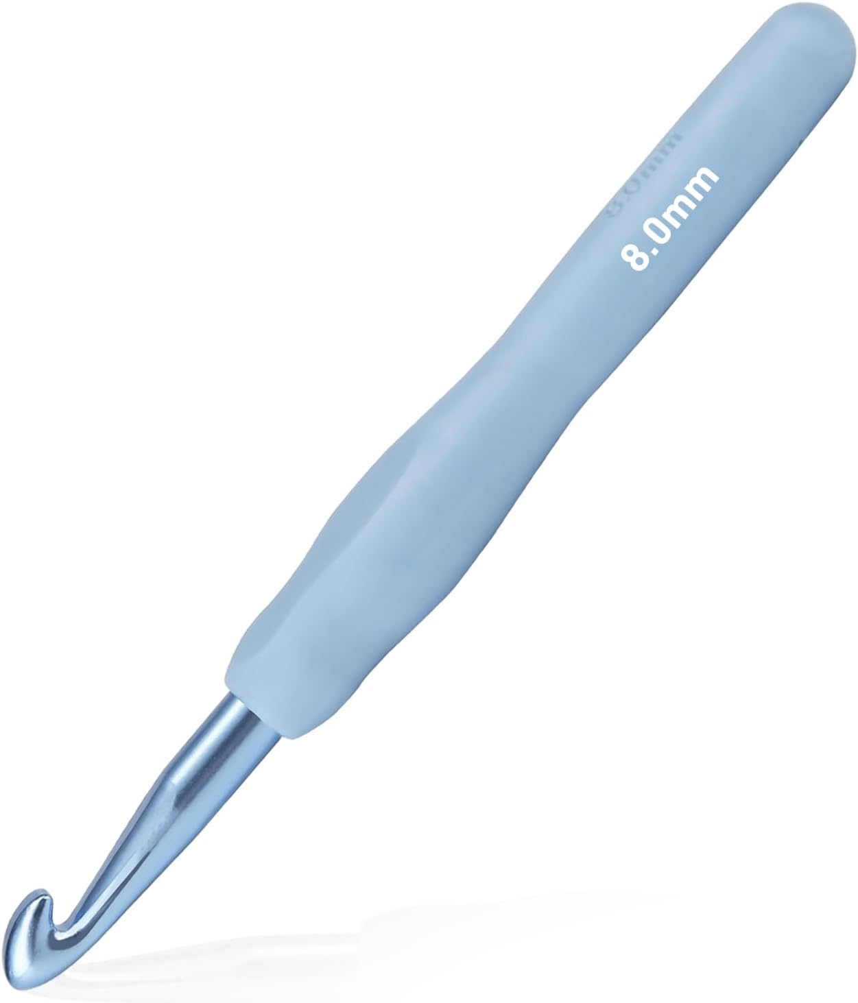 8Mm Crochet Hook, Supers Smooth 8 Mm Ergonomic Crochet Hooks for Beginner, Comfort for Arthritic, 1 Pack image number 1
