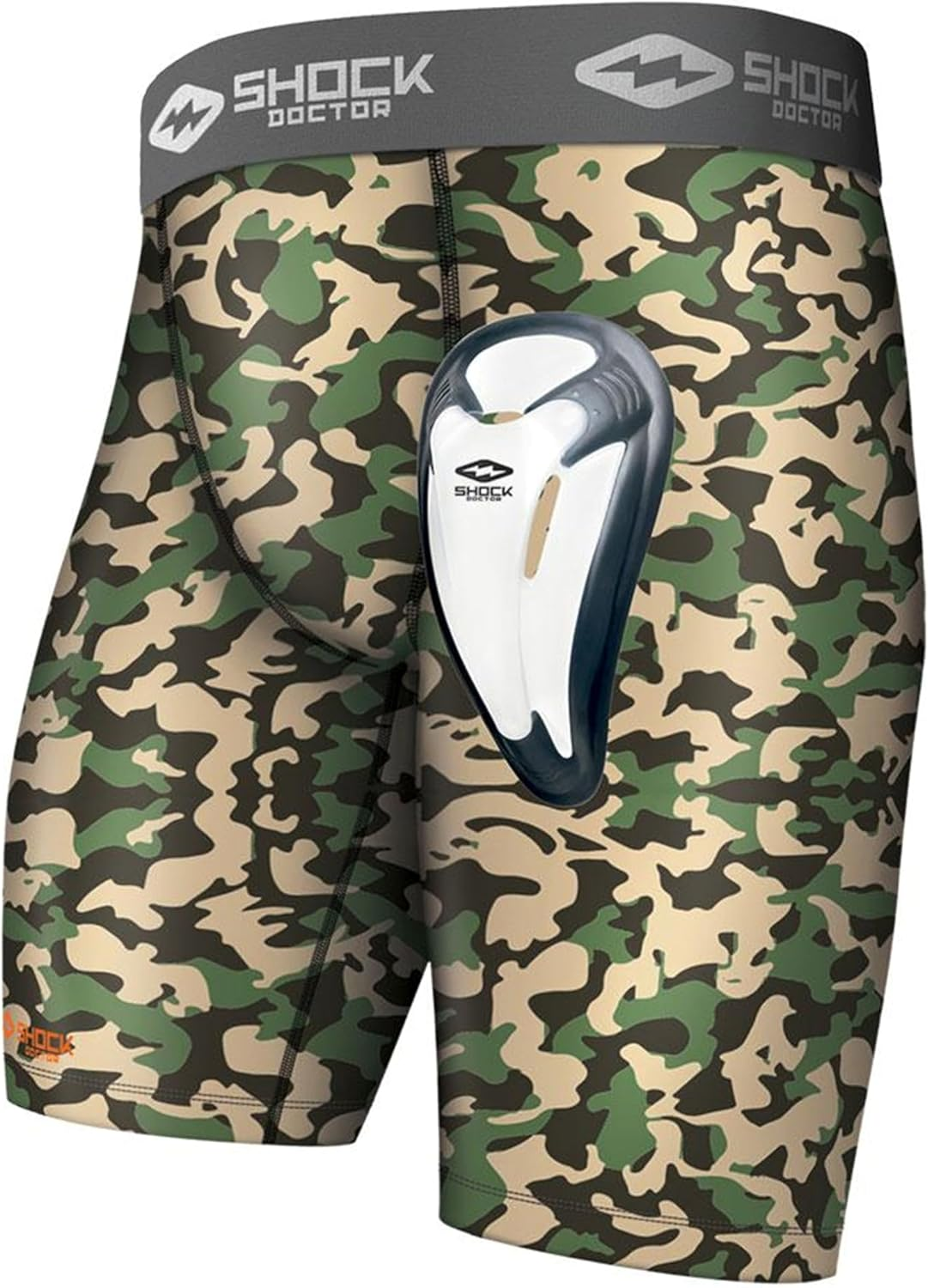 Shock Doctor Compression Shorts with Bio-Flex Supporter Cup Included. Youth & Adult Men