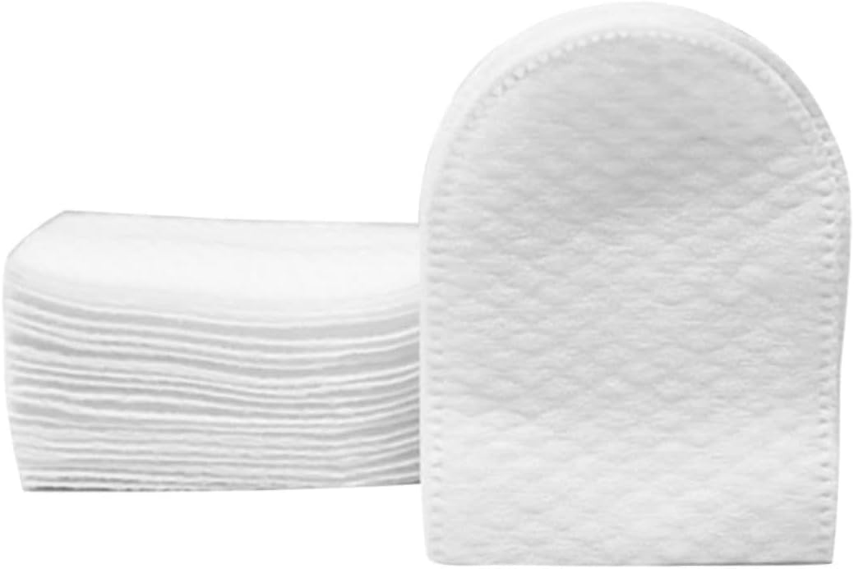 Healeved 240Pcs U-Shaped Pocket Cotton Pads Face Makeup Cleansing Pads Japanese Organic Cotton Makeup Remover Gentle for Skin Care image number 6