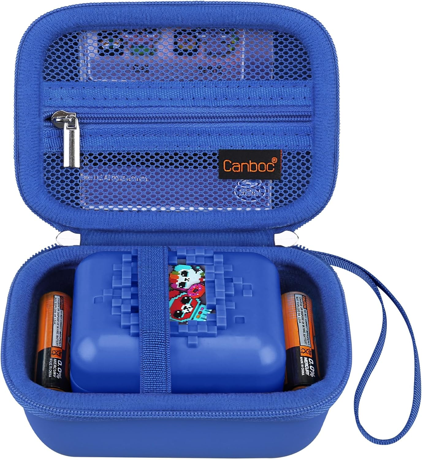 Canboc Hard Carrying Case for Bitzee/Bitzee Disney/Bitzee Magicals Interactive Toy Digital Pet, Virtual Electronic Pets Kids Toys Storage Bag, Purple+Purple (Case Only)