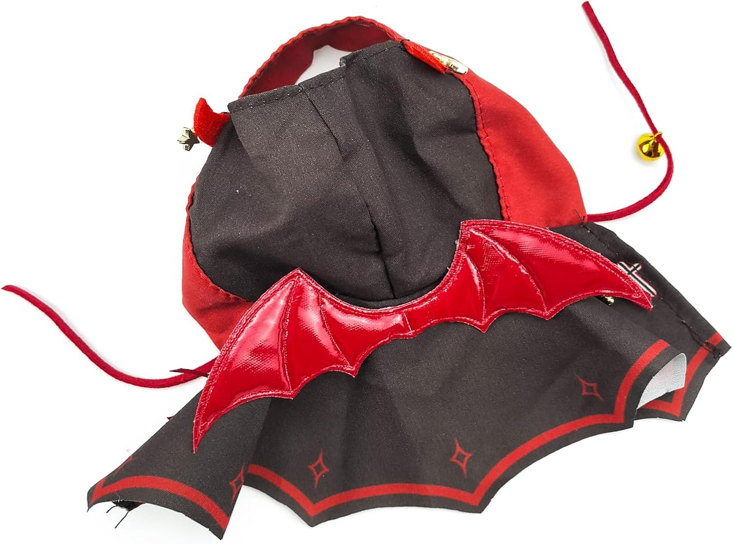 Clothes for Labubu, 17Cm Doll Clothes Set Suitable for Labubu Dolls Accessories - Cloak + Wings (NO Doll),Little Devil image number 1