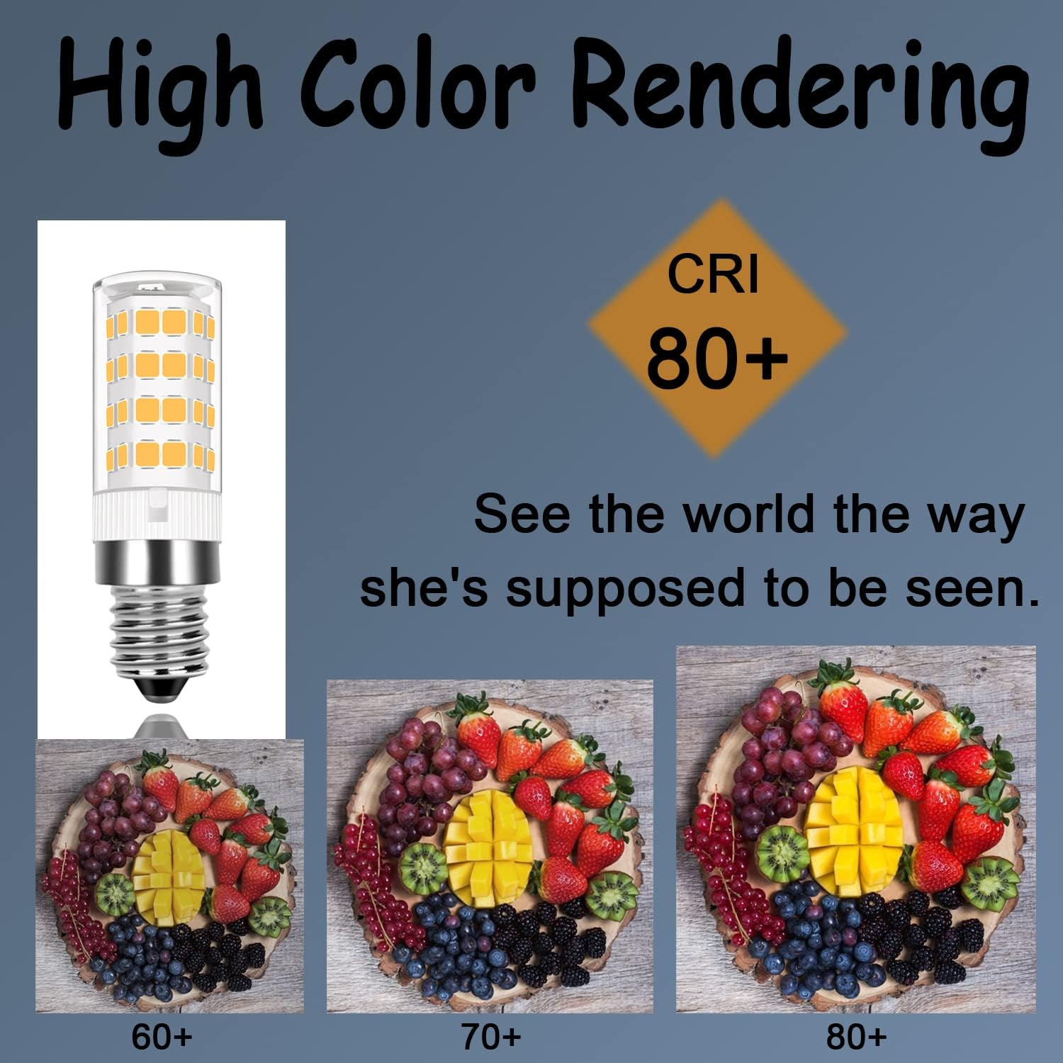 TIAFELNGLY E14 LED Corn Bulbs, 5 W E14 LED Dimmable Light Bulbs, Warm White LED Corn Bulbs, Pack of 5 image number 4