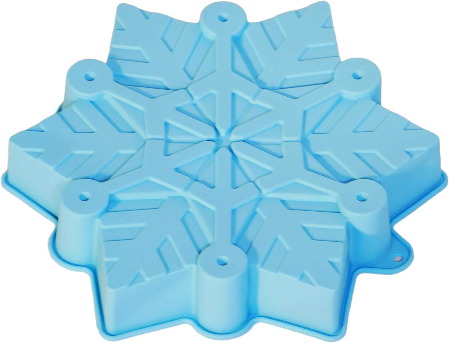 Snowflake Baking Mould Silicone Mould Snow Cake Mould Flake Ice Motif Mould Snowflake Frozen image number 1