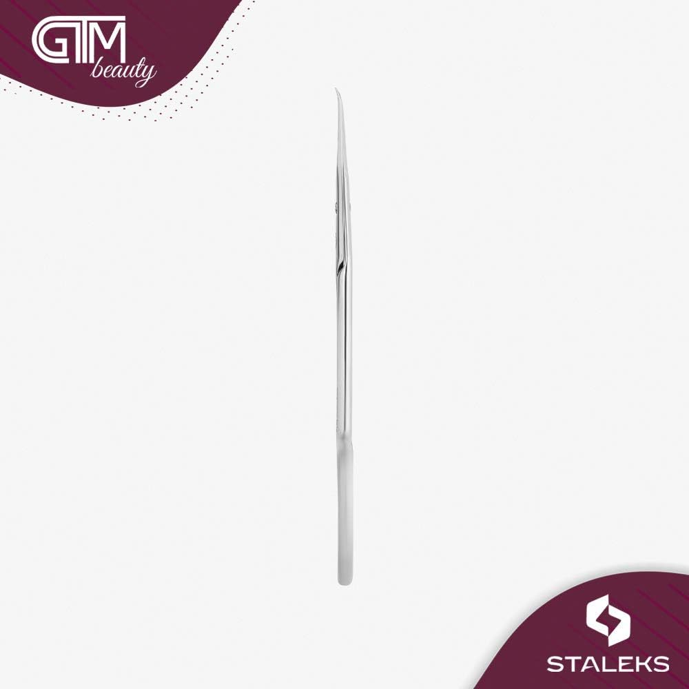 STALEKS PRO Cuticle Scissors Exclusive 23 TYPE 1 Professional Salon Home Pattern Made in Europe (SX-23/1)