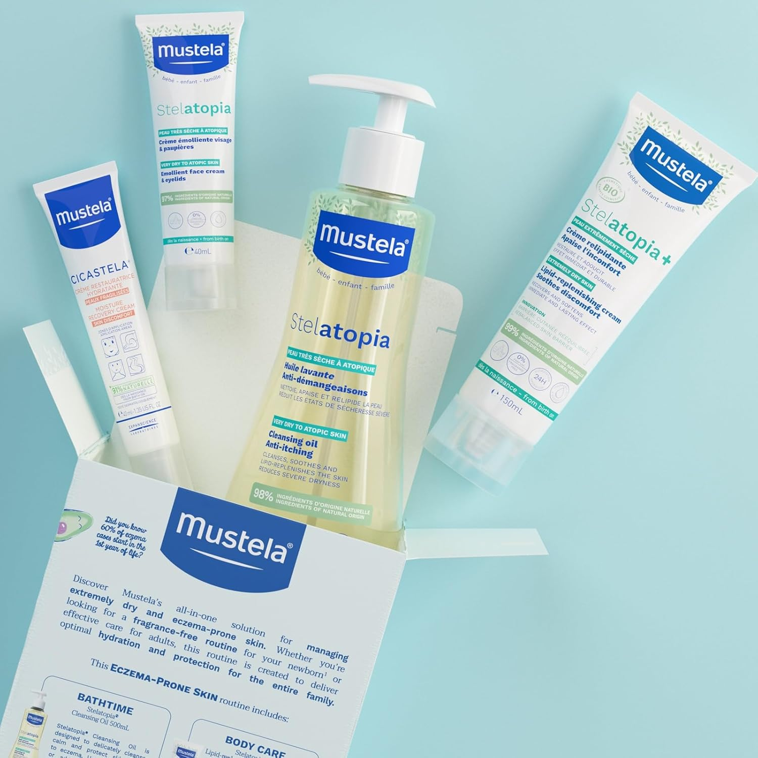 Mustela Stelatopia Eczema-Prone Skin Set image number 3