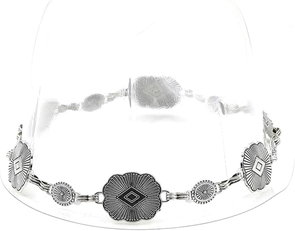 Zaviftie Western Hat Band for Fedora Hat Bands Cowboy Hat Bands Leather Hat Bands for Men Western Hat Belt Bands Straw Hat Bands (6, ONE SIZE)