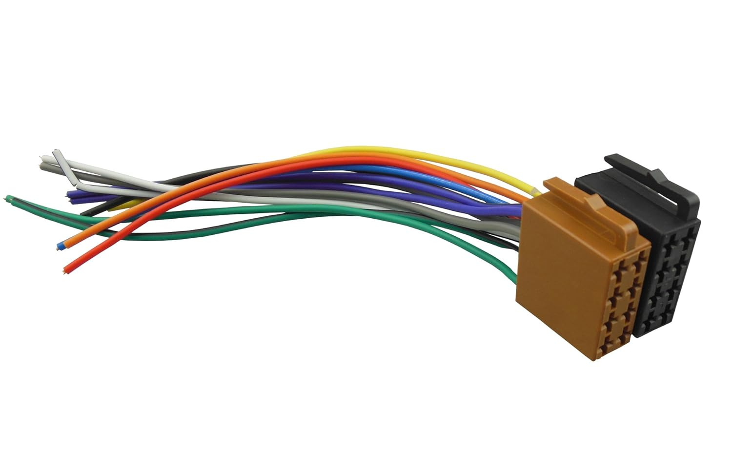 Universal ISO Car Radio Wire Cable Wiring Harness Stereo Adapter Connector Adaptor Plug Power and Loudspeaker Female image number 1