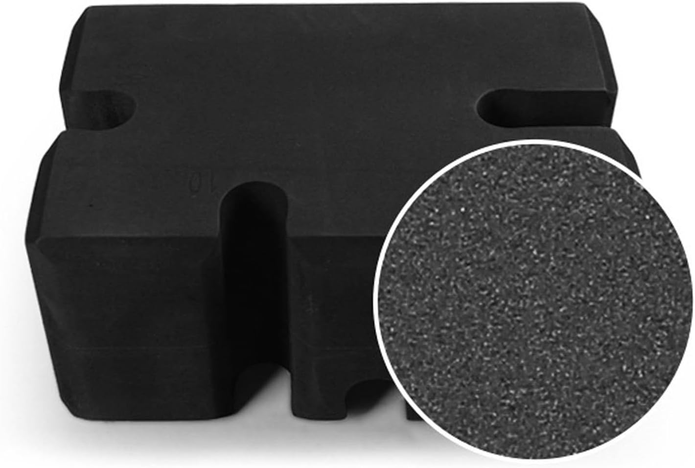 Bench Press Block - Adjustable 2-5 Inch Height Training Board, Rubber Bench Block | Deadlift Deficit Blocks for Home Gym Strength Training Deadlift Squat Assistance Range of Motion Limiter image number 3