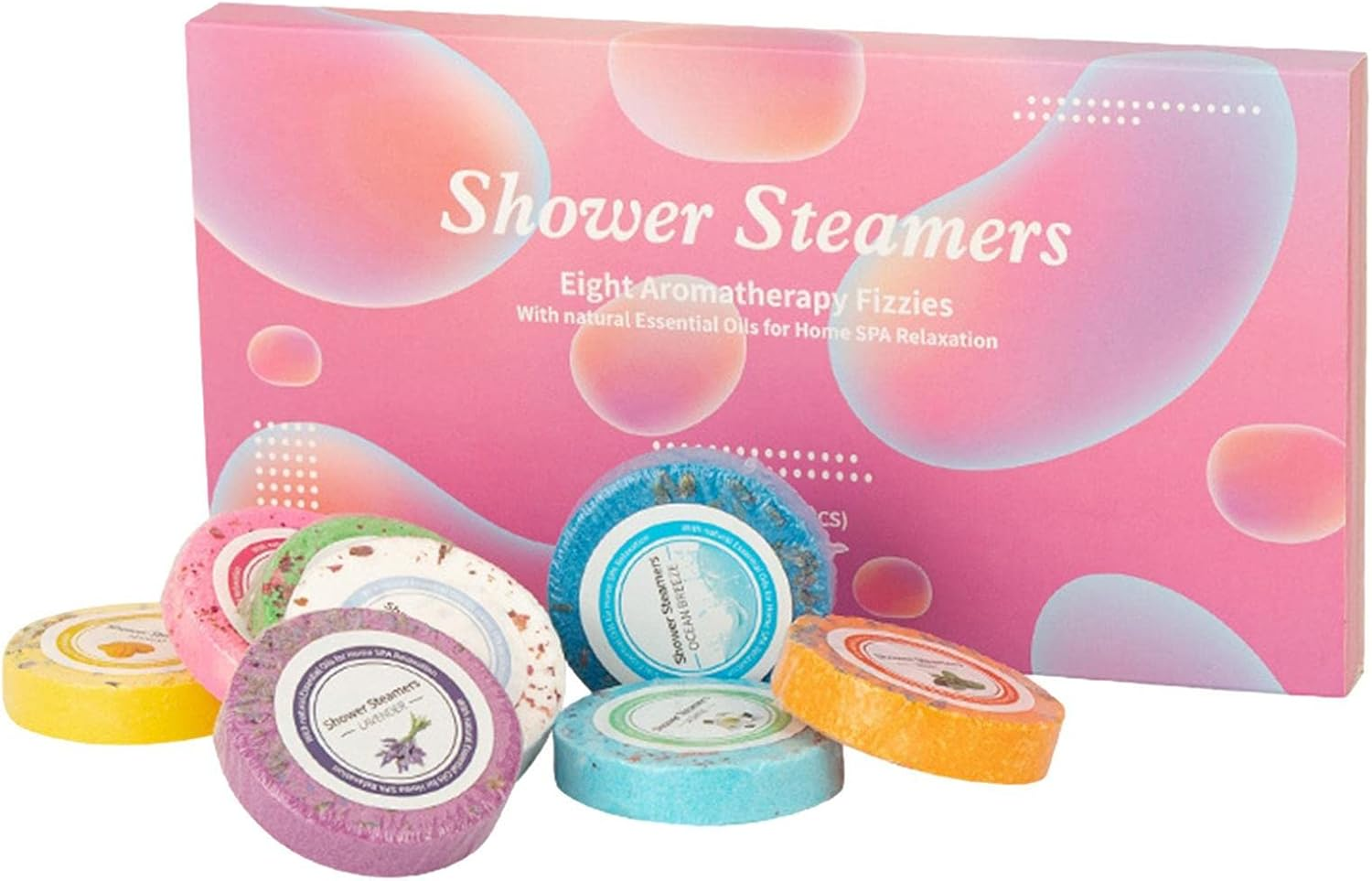 Shower Bombs, Organic Natural Bath Bombs Steamers | Lymphatic Slimming Foot Bombs, Shower Bombs, Care & SPA Relaxation for Women and Mom Shwing image number 4