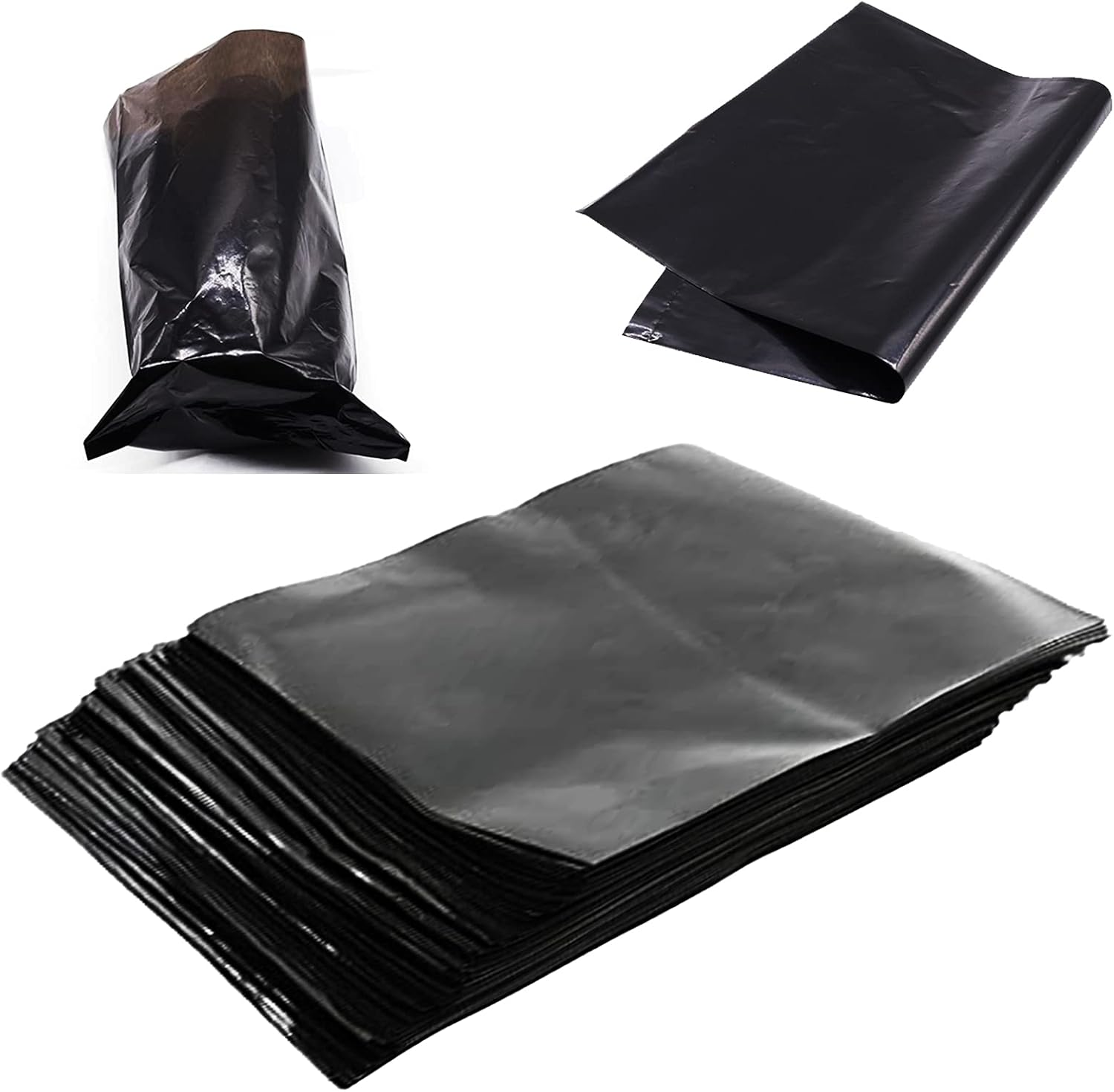 HHUK 250Pcs Tattoo Wash Bottle Bags,6Inx9In Black Thicken Odorless Disposable Squeeze Bottle Bags,For Tattoo Bottles Tattoo Supplies Tattoo Kits (Black) - Blue image number 6