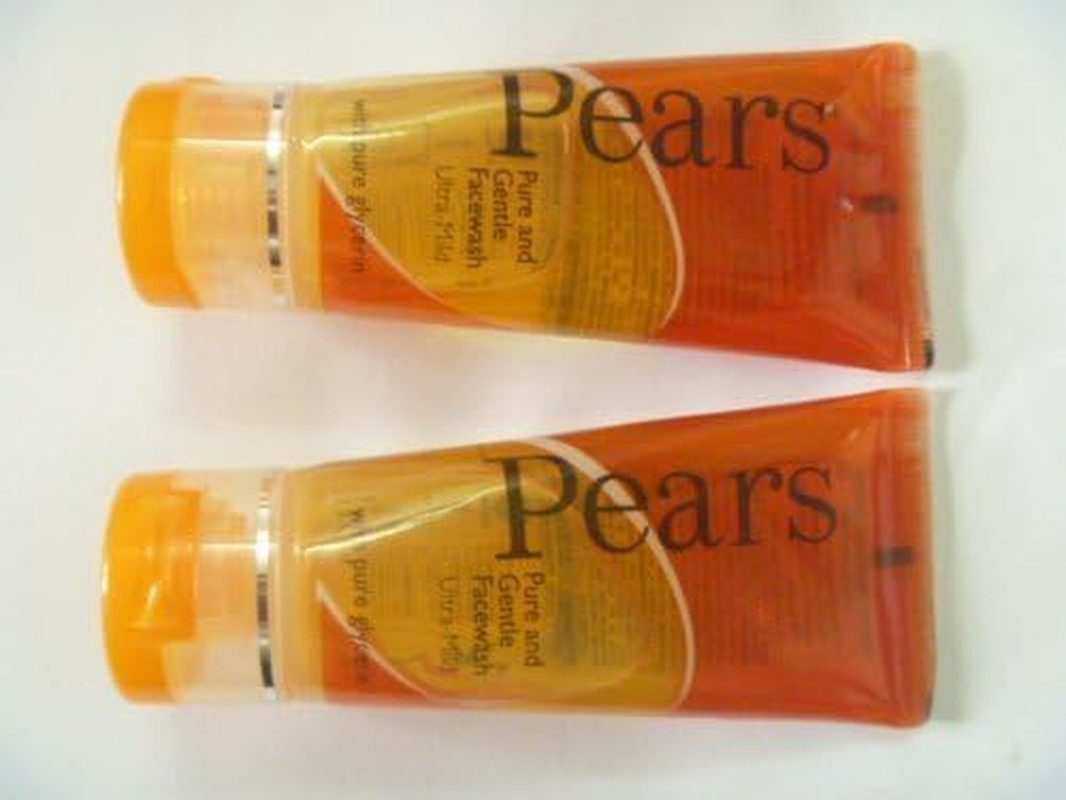 2 X Pears Pure & Gentle Soap-Free Face Wash W/T Glycerine Milk Proteins 60G X 2