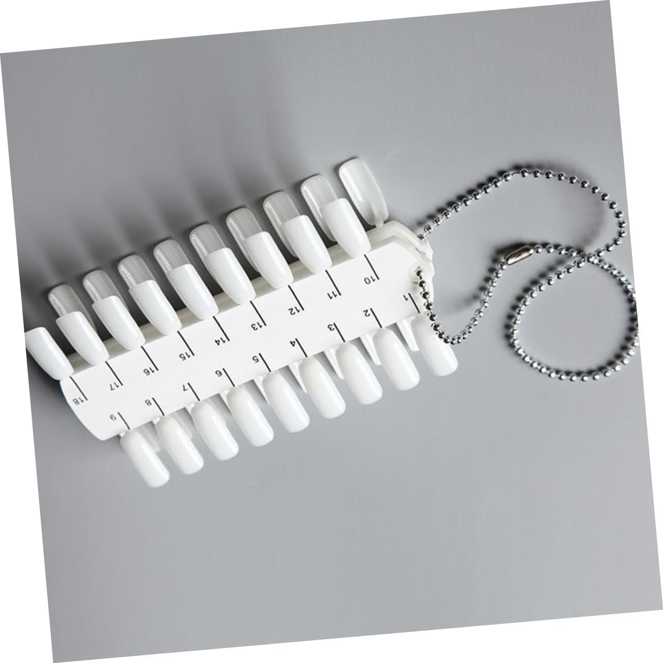 Garneck 2 Pcs Nail Polish Display Board Double Sided Color Nail Art Practice Plate with False Tips Each for Salon and Home Use image number 4