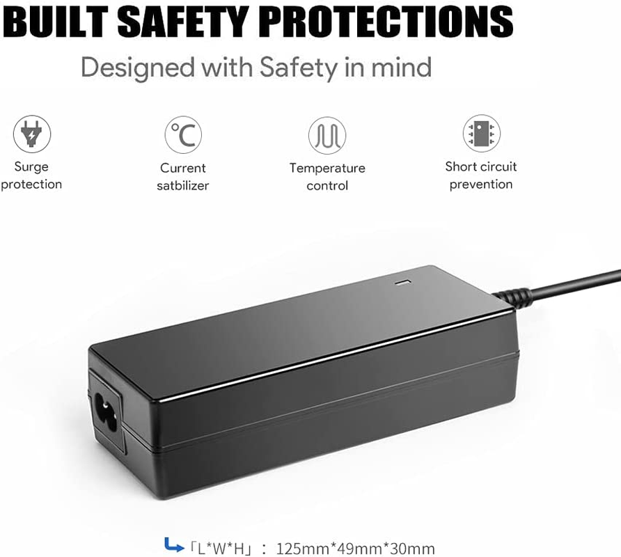 KFD 24V 3.75A 90W DC Power Supply for Resmed Airsense 10 S10 Aircurve 10 Serie Machines, Resmed S10 Serie Resmed 370001 S10 Machine Power Adapter Charger Power Cord, 1 PIN image number 1