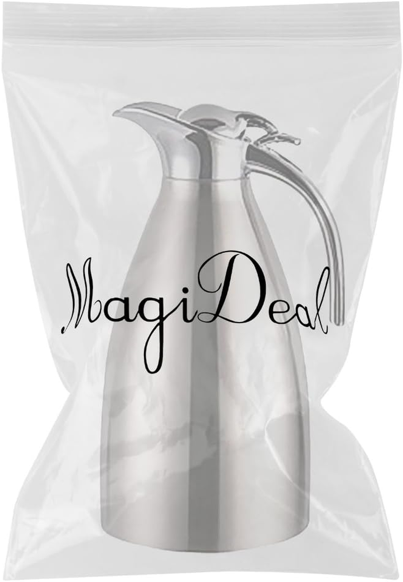 Stainless Steel 2L Vacuum Jug Thermal Carafe Insulated Coffee Pot Water Jug For