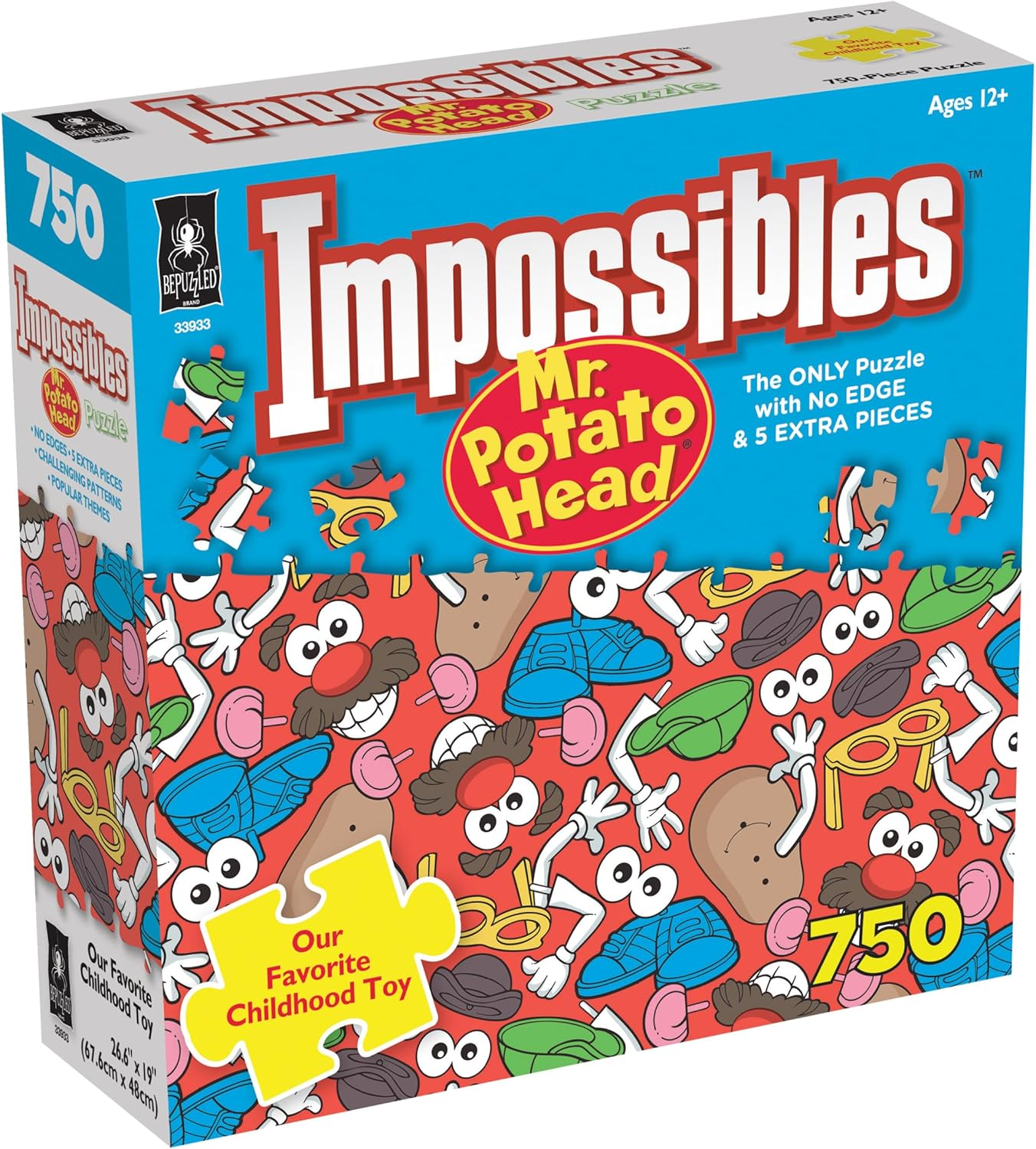 Bepuzzled, Hasbro Mr. Potato Head Impossibles Puzzle, Based on the Classic Mr. Potato Head Toy, from Bepuzzled, for Ages 15 and Up image number 1