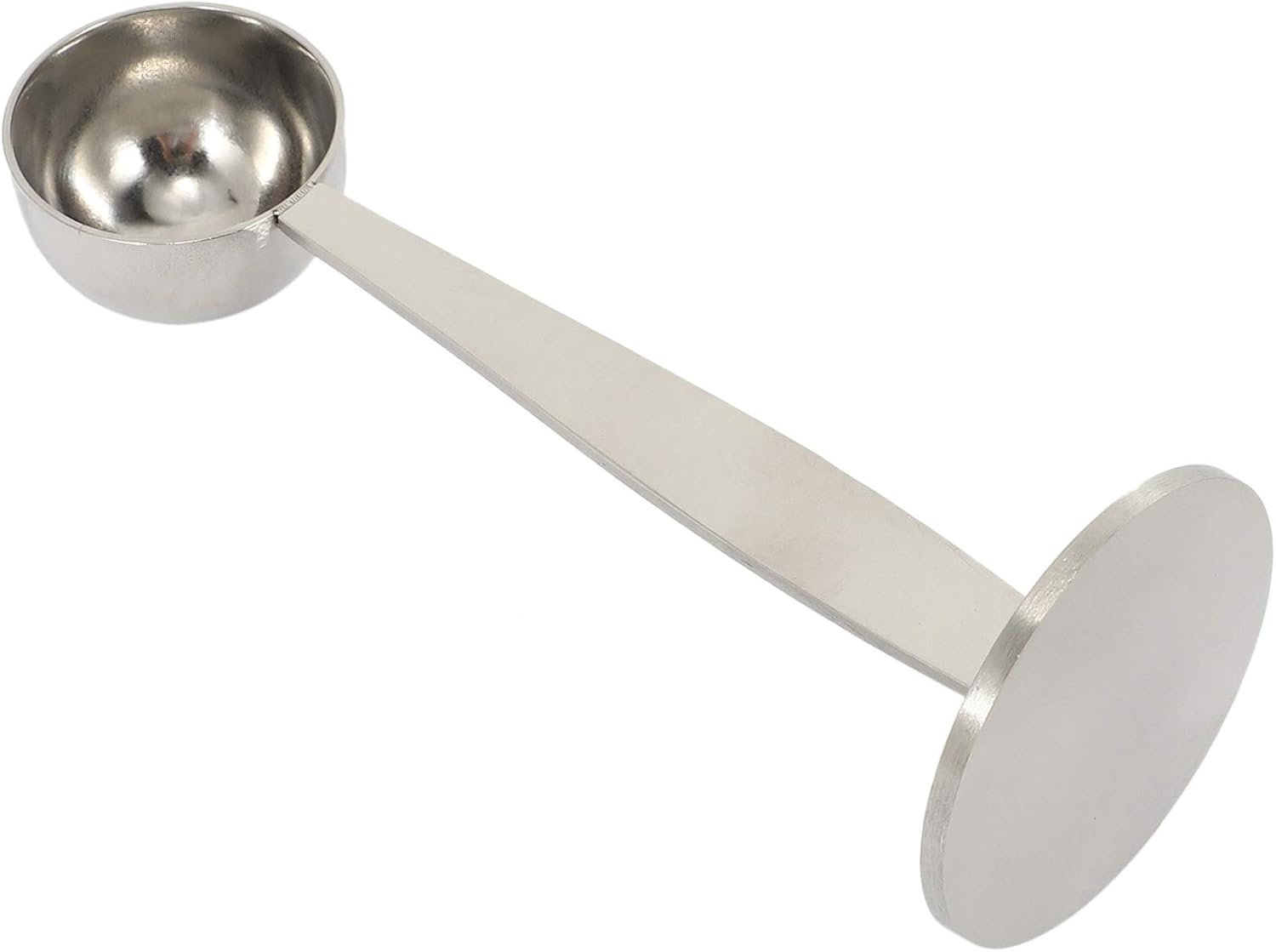 GRARRO Espresso Stand Coffee Measure Tamper Spoon Stainless Steel Coffee & Tea Tools Measuring Tamping Scoop 1 Pieces Silver image number 3