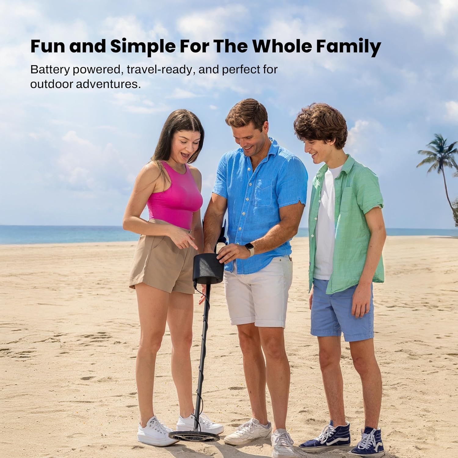 Bounty Hunter TK4 Tracker IV Metal Detector &ndash; All-Terrain Gold, Silver, Coin & Relic Finder with 8" Waterproof Coil, 3 Detection Modes &ndash; for Adults & Kids &ndash; Made in USA image number 4