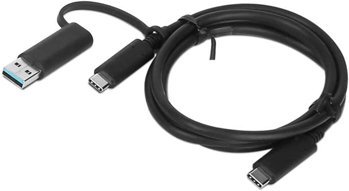Lenovo 4X90U90618 Hybrid USB-C Cable USB-A image number 2