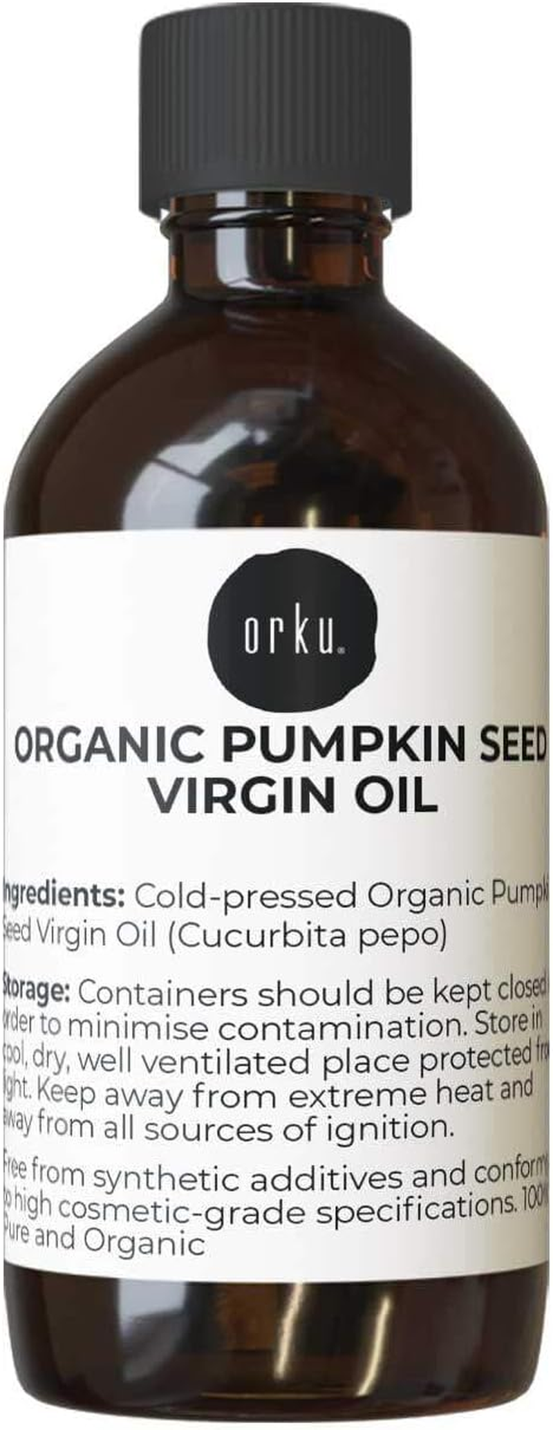 Orku 250Ml Organic Pumpkin Seed Oil &ndash; Virgin Cold Pressed Unrefined Cosmetic Gr. image number 3
