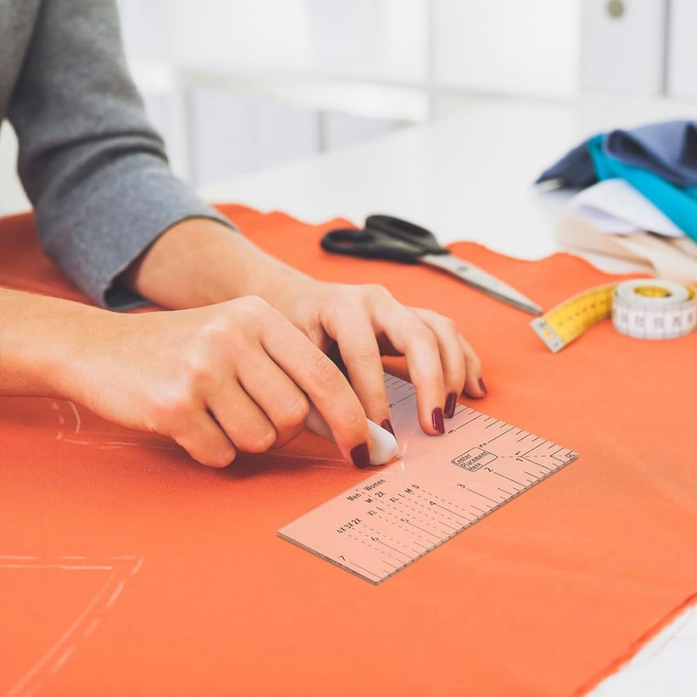 Coehaopike Tshirt Ruler Guide for Vinyl Alignment - Left Chest, Tee Measurement Template, Tshirt Ruler Alignment Tool Placement for Heat Press for Adult Men and Women Front and Back Measurement image number 1