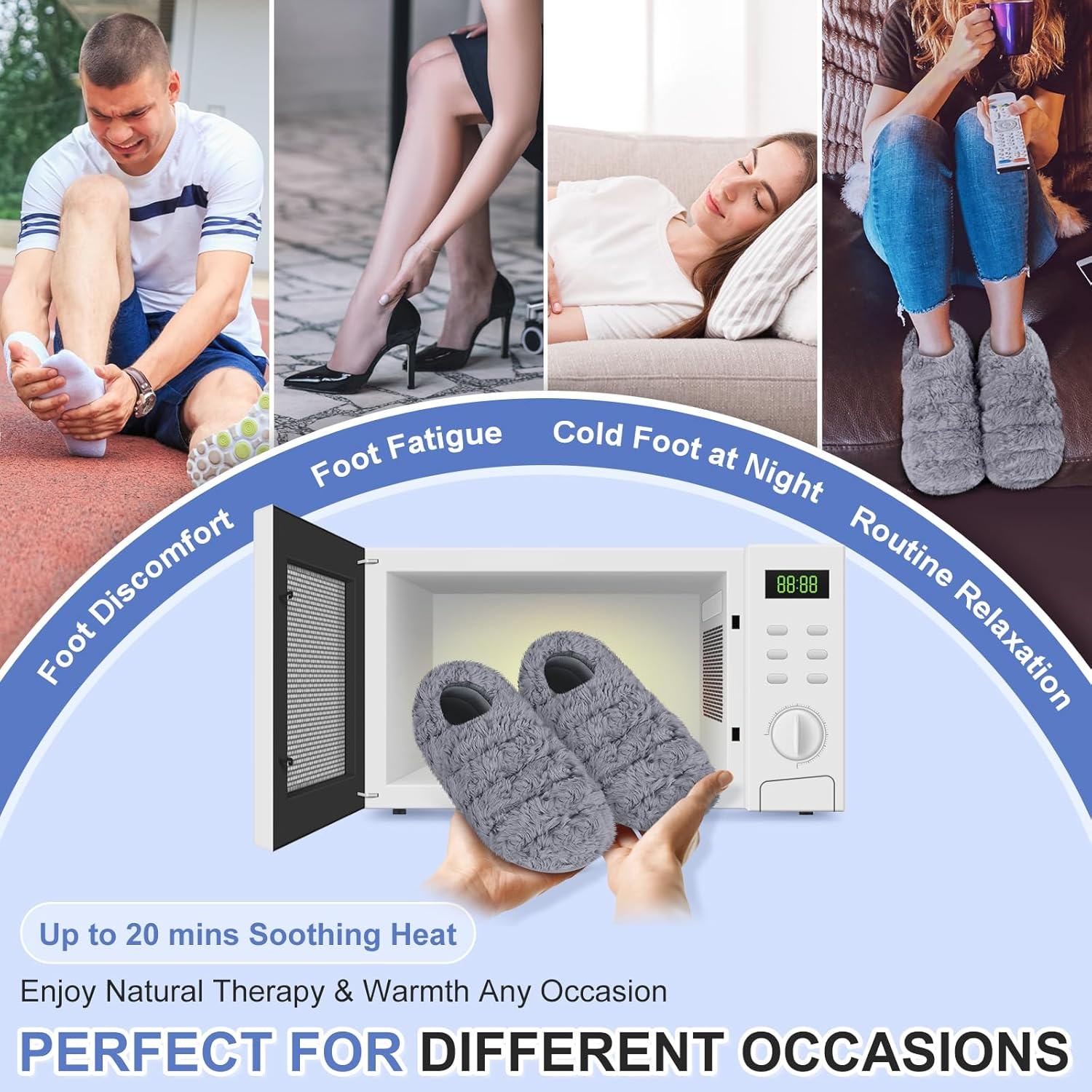 SUZZIPAD Microwavable Slippers &hellip; image number 1