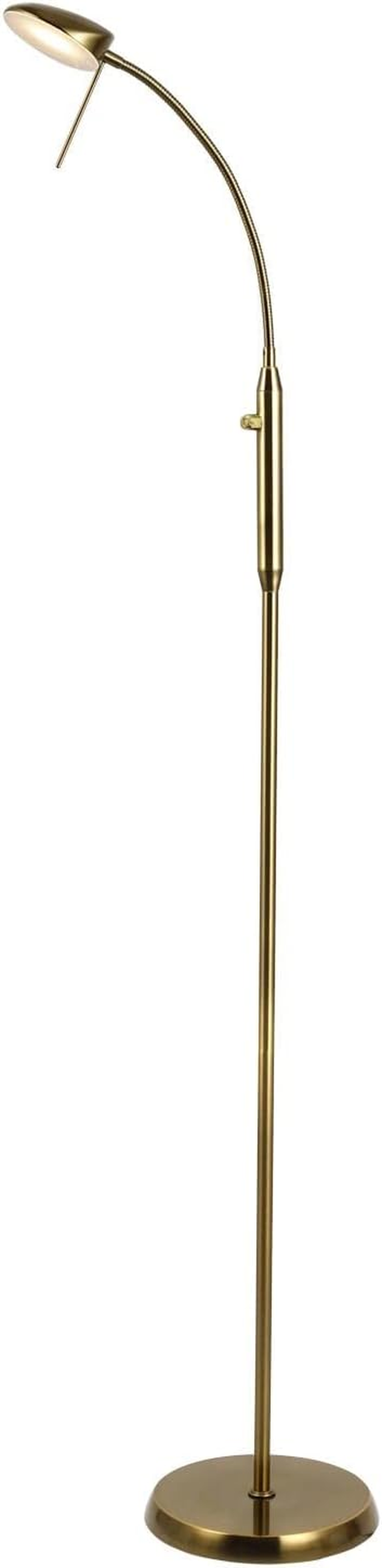 Jella LED Floor Lamp Antique Brass