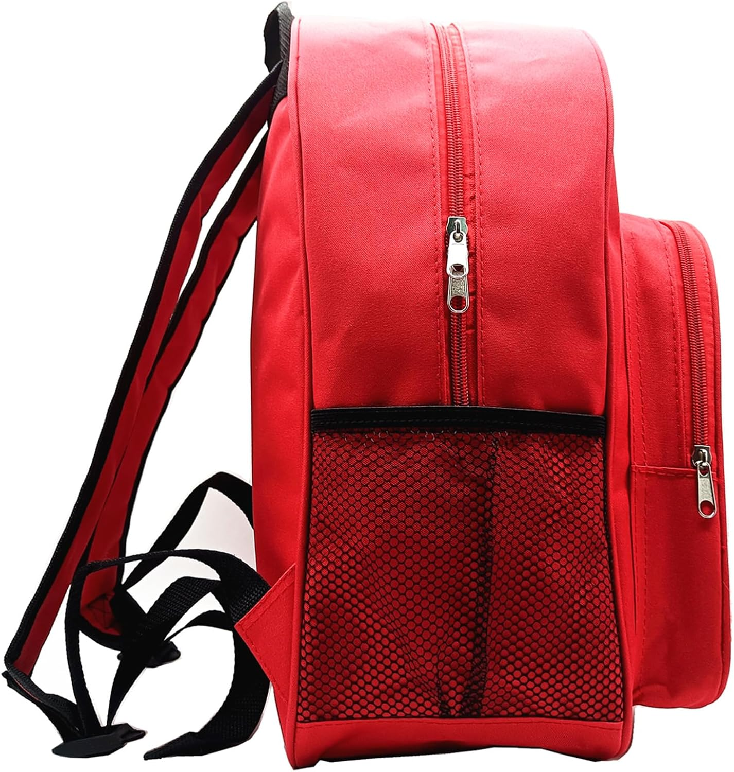 Jipemtra Red Emergency Bag First Aid Backpack Empty Medical First Aid Bag Treatment First Responder Trauma Bags for Riding Office Hiking Paramedics Outdoor Travel Camping Pet Dog Cat Daycare (Red) - Pink image number 2