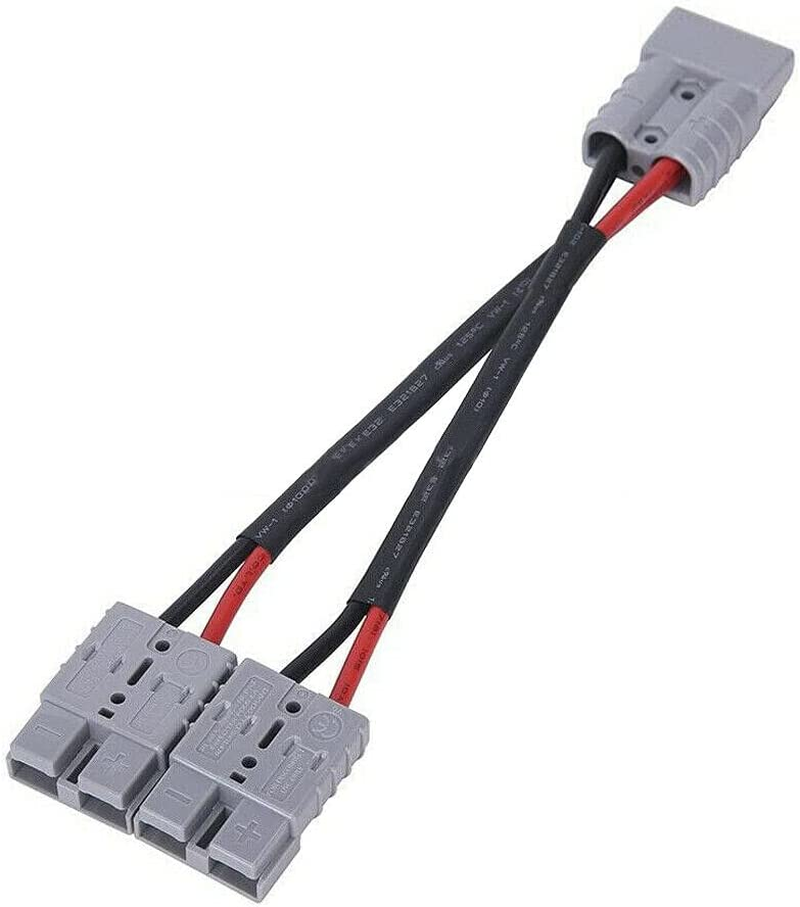 50 Amp Anderson Plug Connector Double Y Adaptor 6Mm Automotive Cable