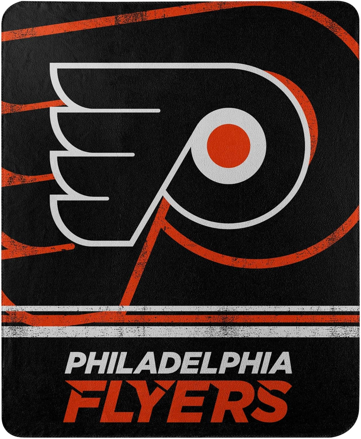 Northwest NHL Unisex-Adult Fleece Throw Blanket - Philadelphia Flyers, Fade Away image number 4