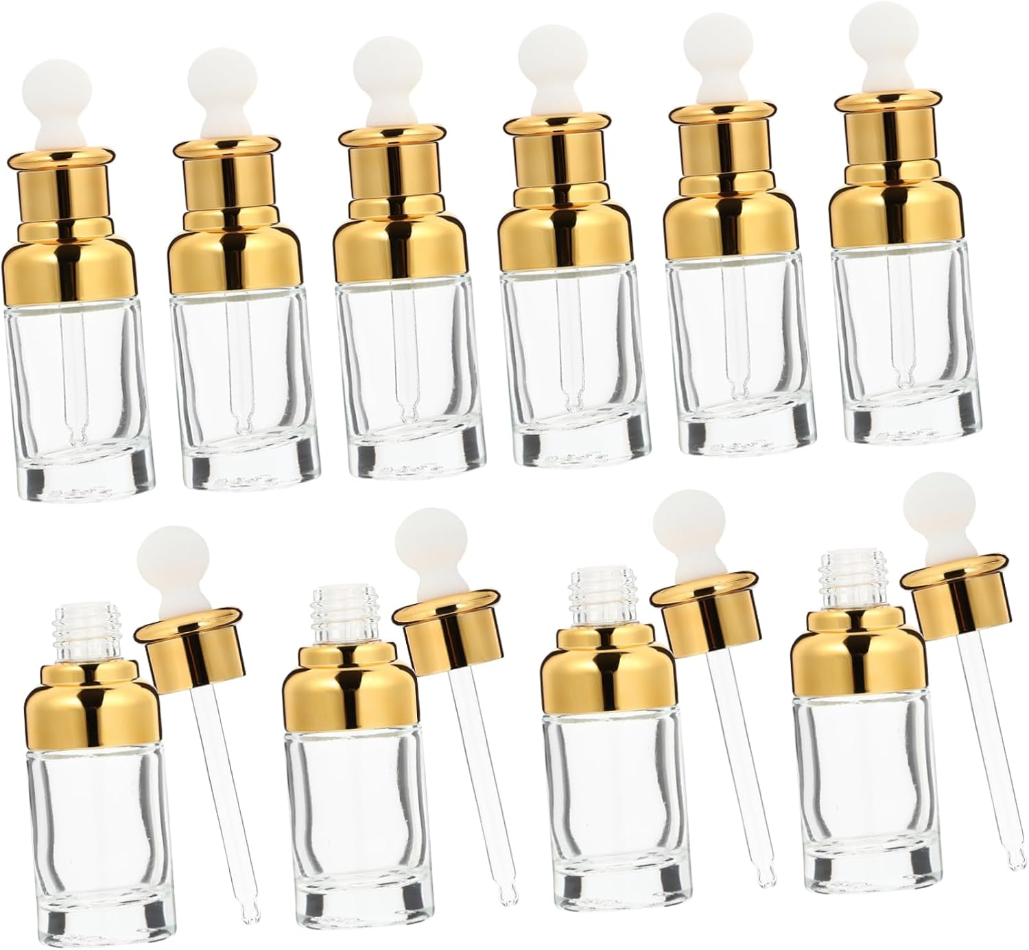 CALLARON 10Pcs Essential Oil Bottle Glass Dropper Bottle Liquid Dispenser for Medicinal Use image number 1