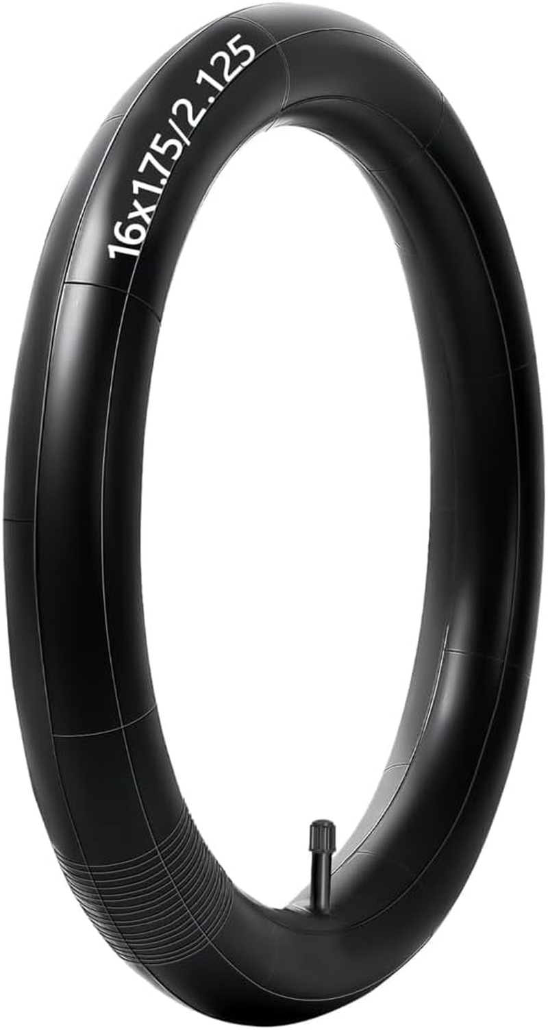 16'' X 1.5/1.75/1.95/2.125 Back Wheel Replacement Inner Tubes for Graco Click/Go Jogging/Bob Revolution Se/Pro/Flex/Su - Bpa/Latex Free Butyl Rubber 1Pc