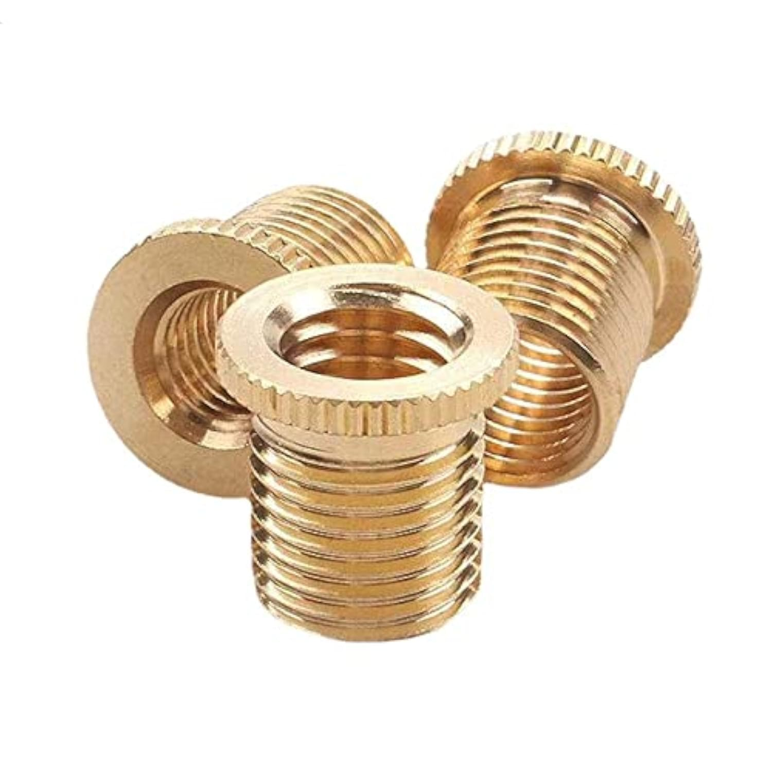 3PCS Shift Knob Thread Adapters Universal M8 X 1.25, M10 X 1.25, M10 X 1.5 ID (To M12 X 1.25 OD) Thread Gear Shifter Knob Screw HTRACING image number 5