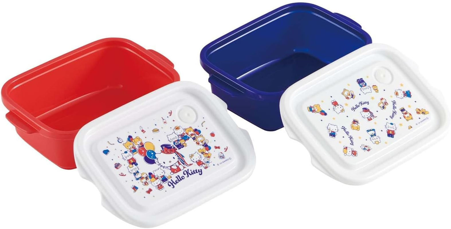 Skater FCN2WAG-A Sealing Container, 16.9 Fl Oz (500 Ml), 2P, Antibacterial Storage Container, Sanrio Hello Kitty, Always, Side Dish Container, Made in Japan - Chopsticks Set image number 5