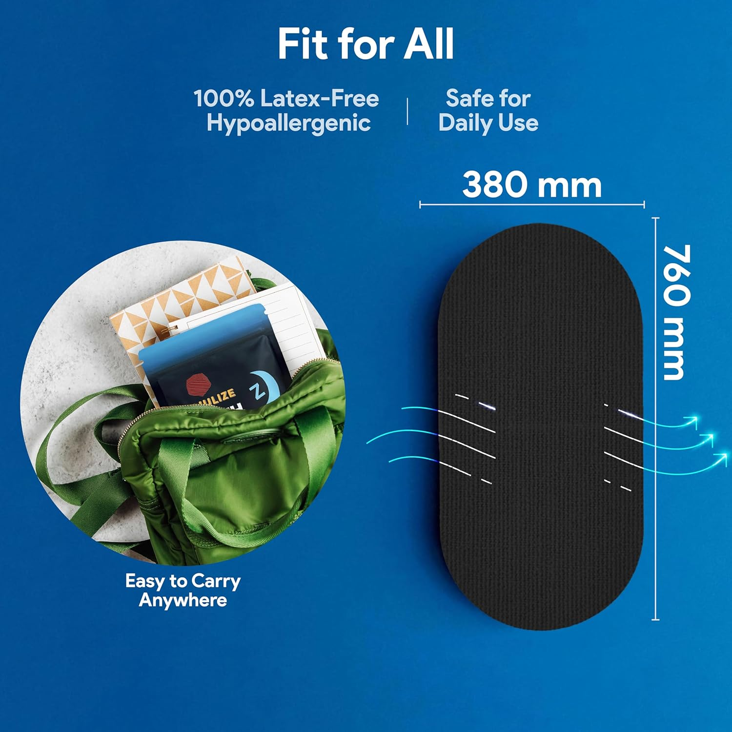 Mouth Tape for Sleeping | Hypoallergenic anti Snoring Sleep Strips | Premium Latex-Free Breathable Design | 30 Nights Supply Sleep Strips image number 4